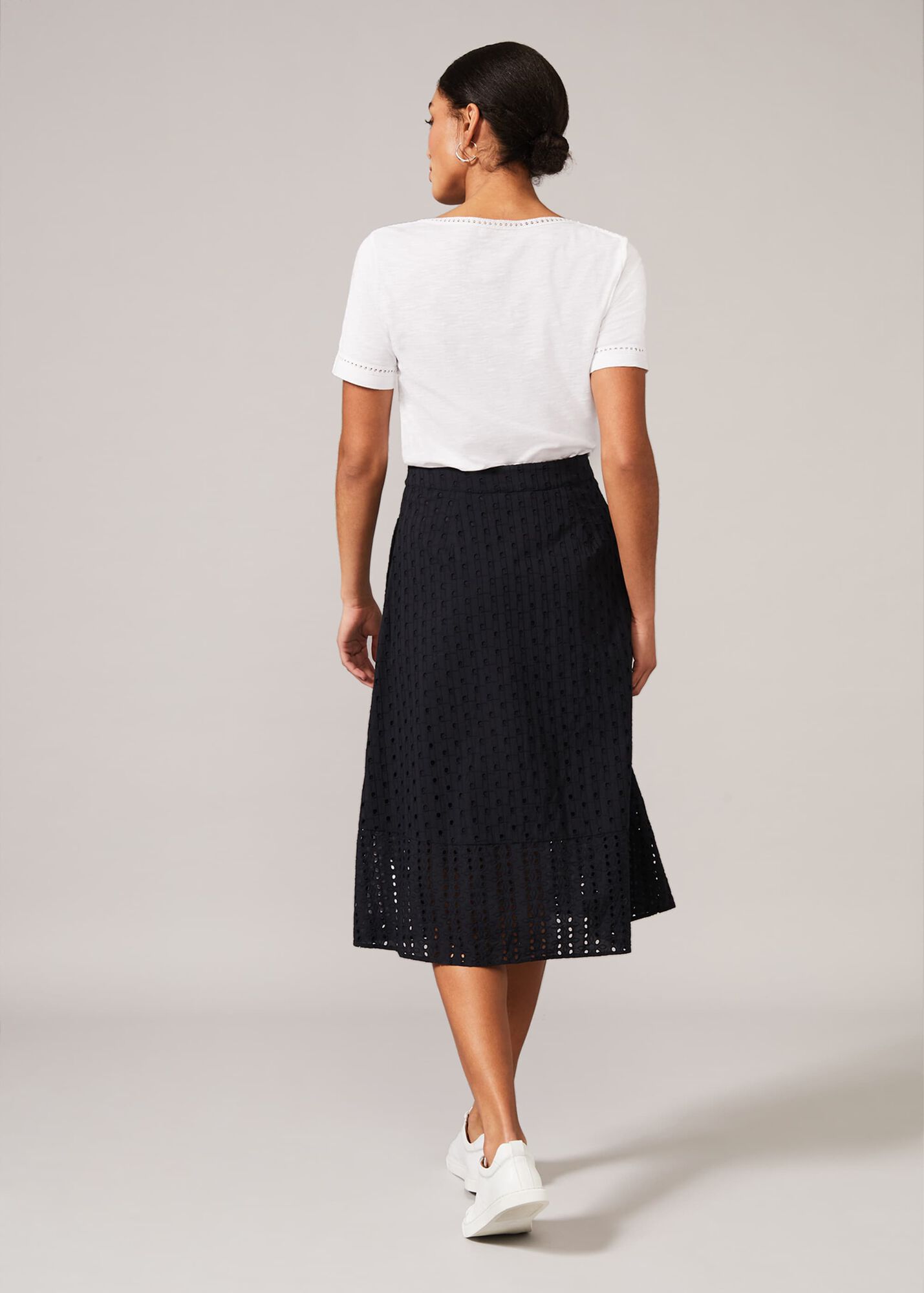 Azalea Broderie Skirt | Phase Eight