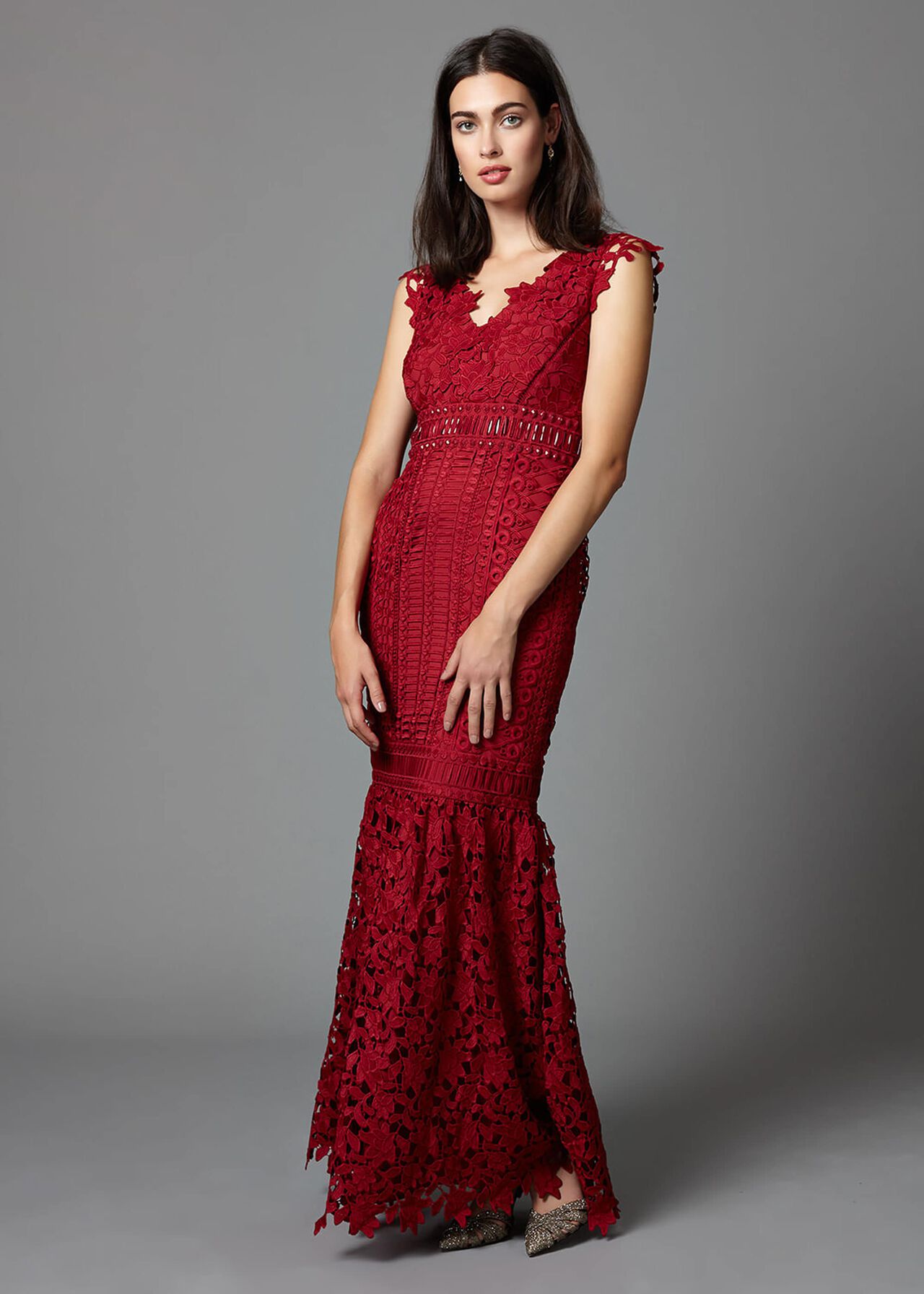 Sauvan Lace Maxi Dress | Phase Eight