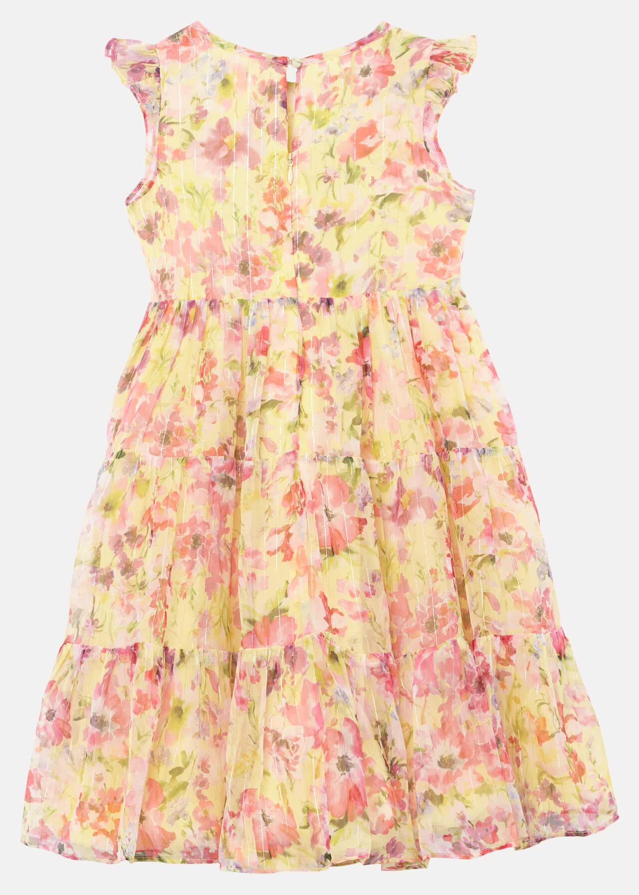 Aurora Print Shimmer Dress