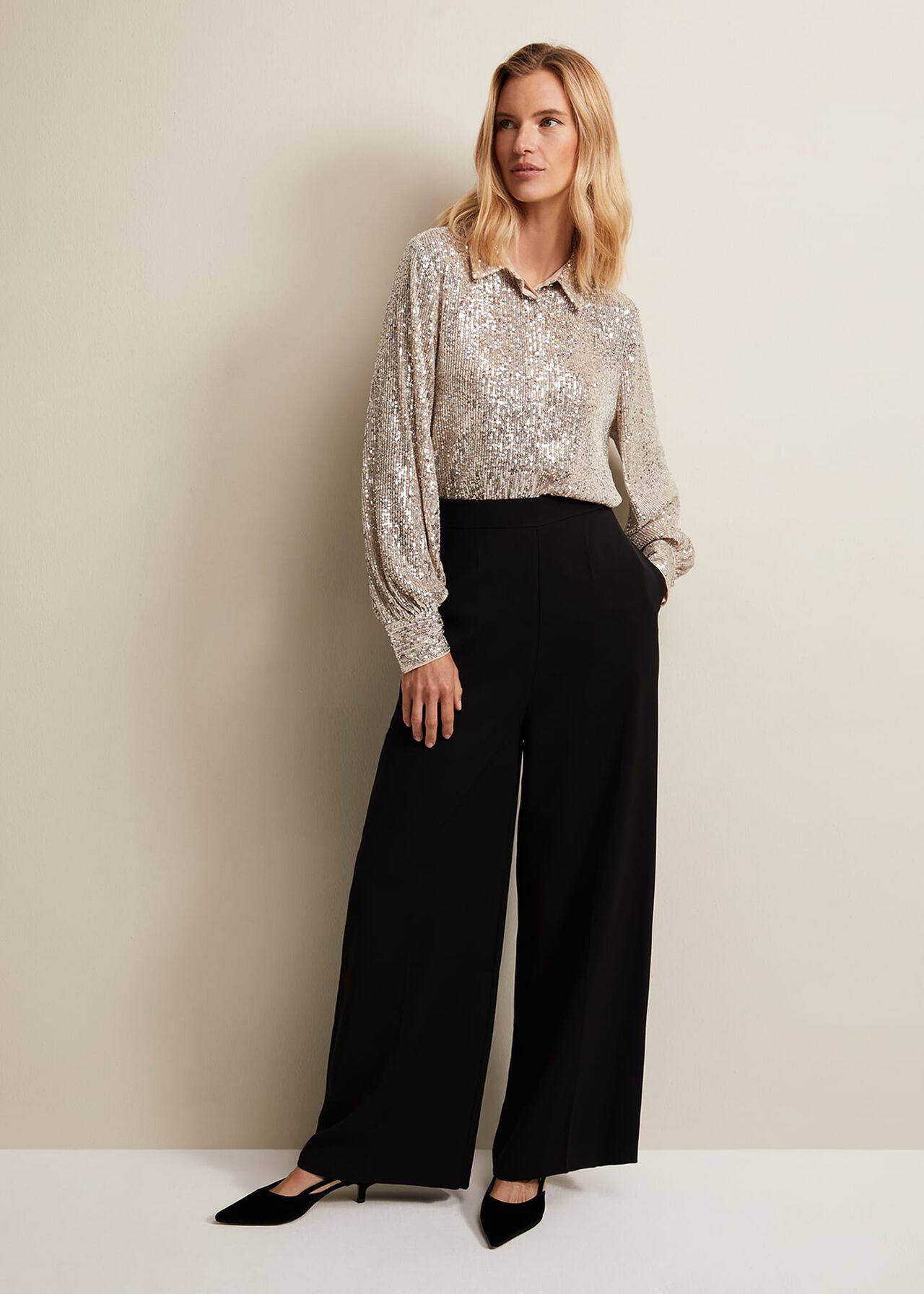 Florentine Wide Leg Trousers | Phase Eight UK