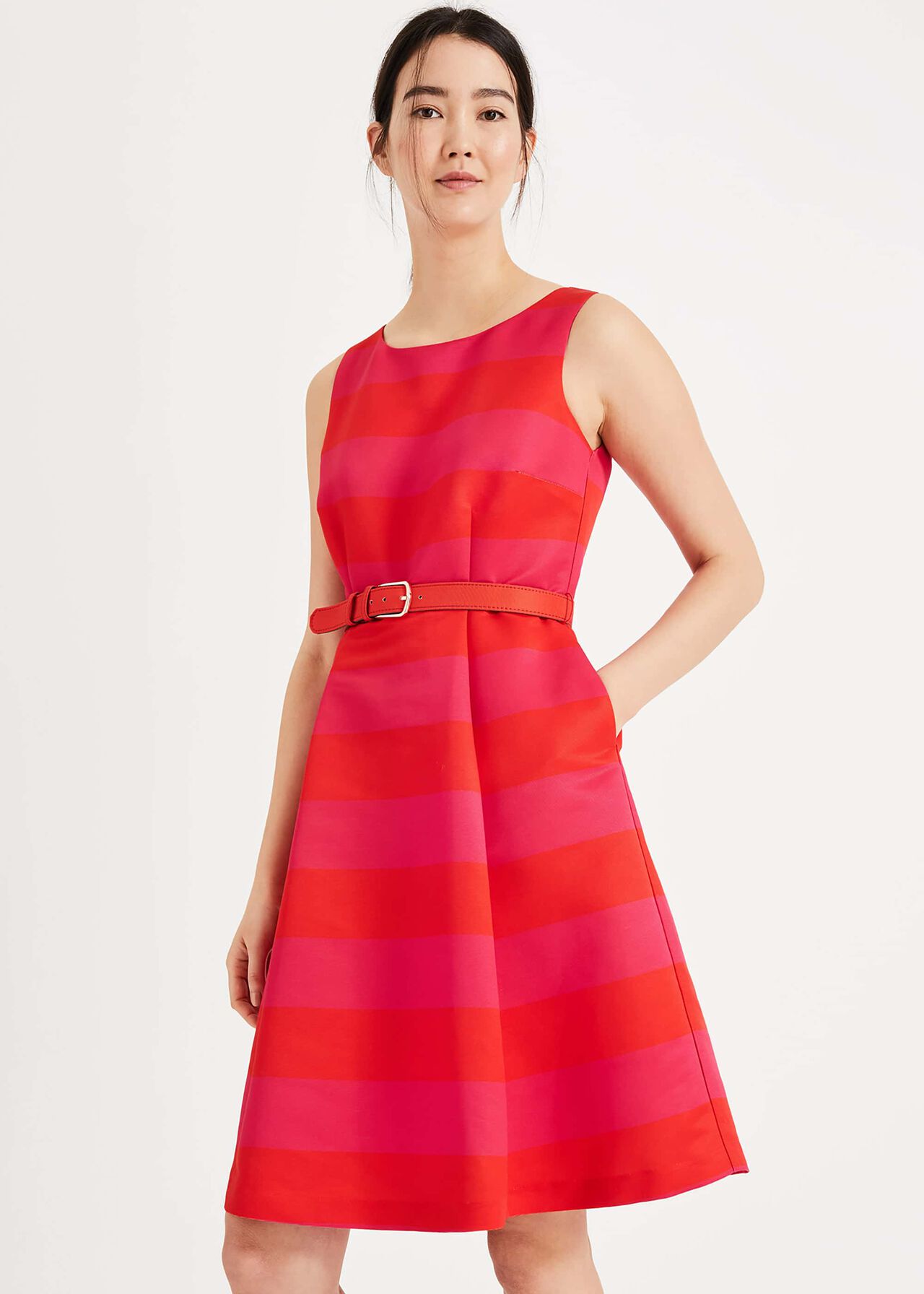 Andrea Stripe Dress | Phase Eight
