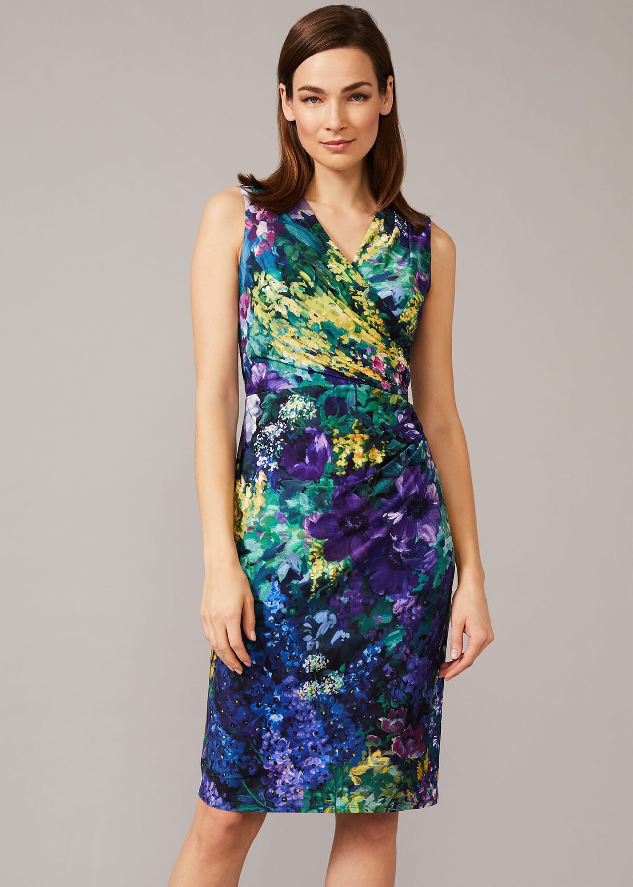 Beau Floral Fitted Dress | Phase Eight