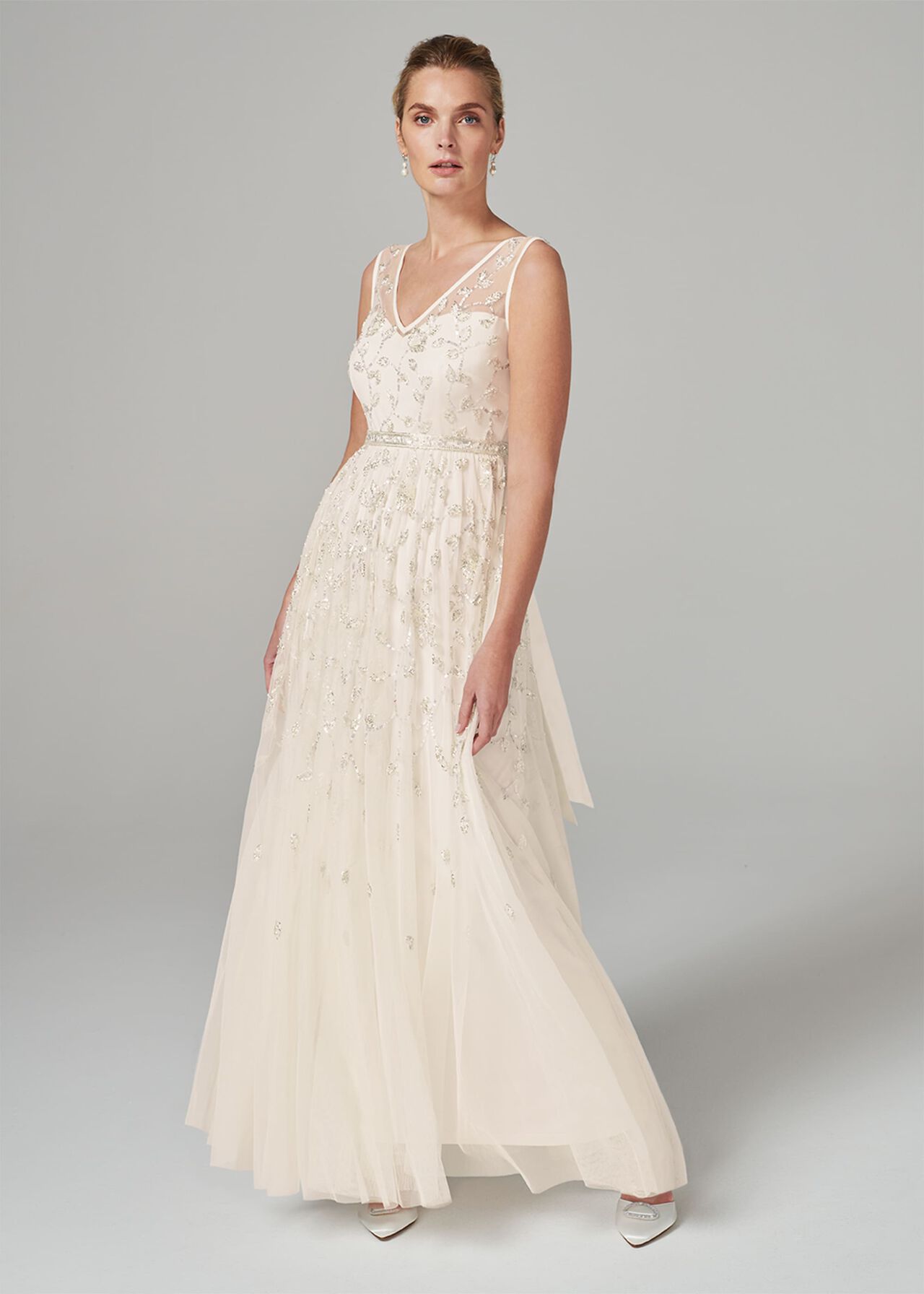 Millicent Beaded Wedding Dress | Phase Eight
