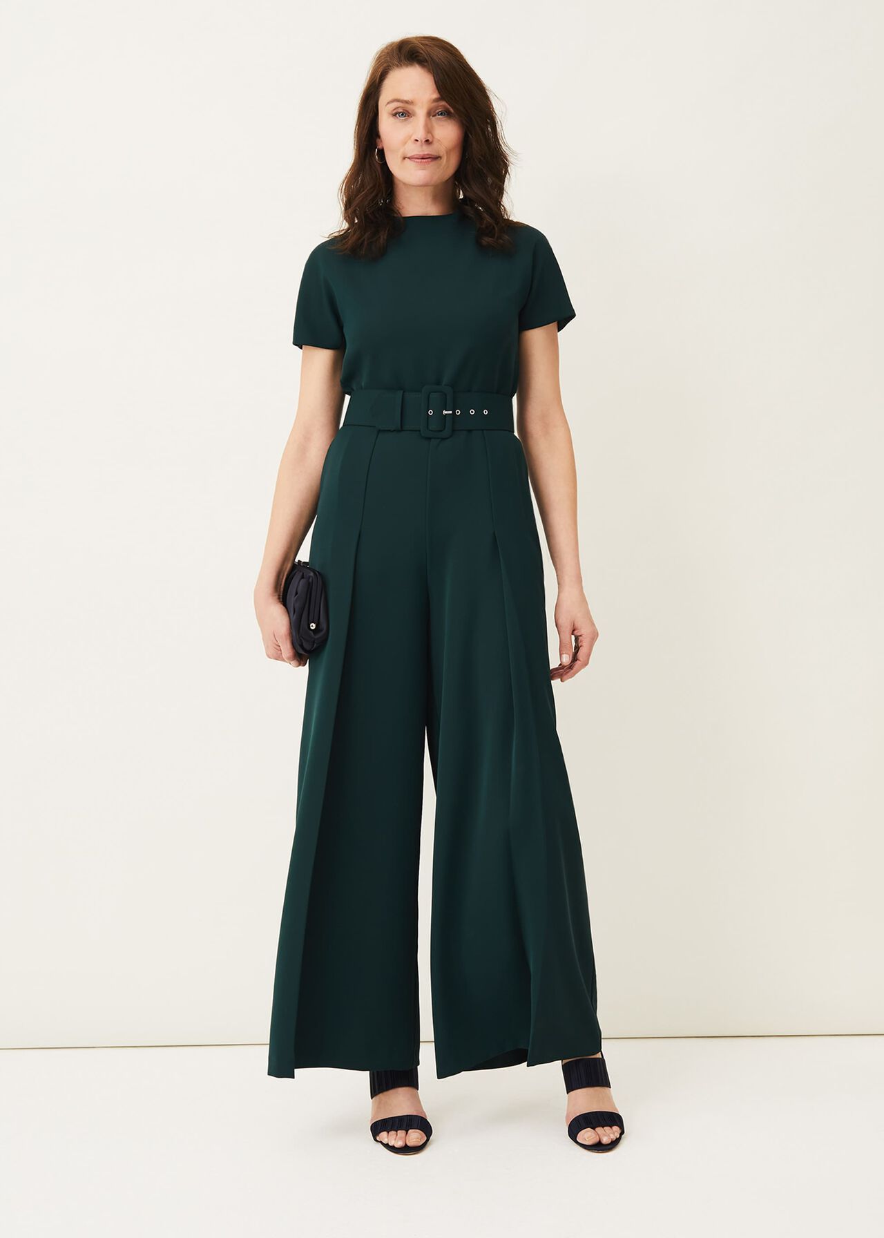 Mylee Belted Jumpsuit | Phase Eight
