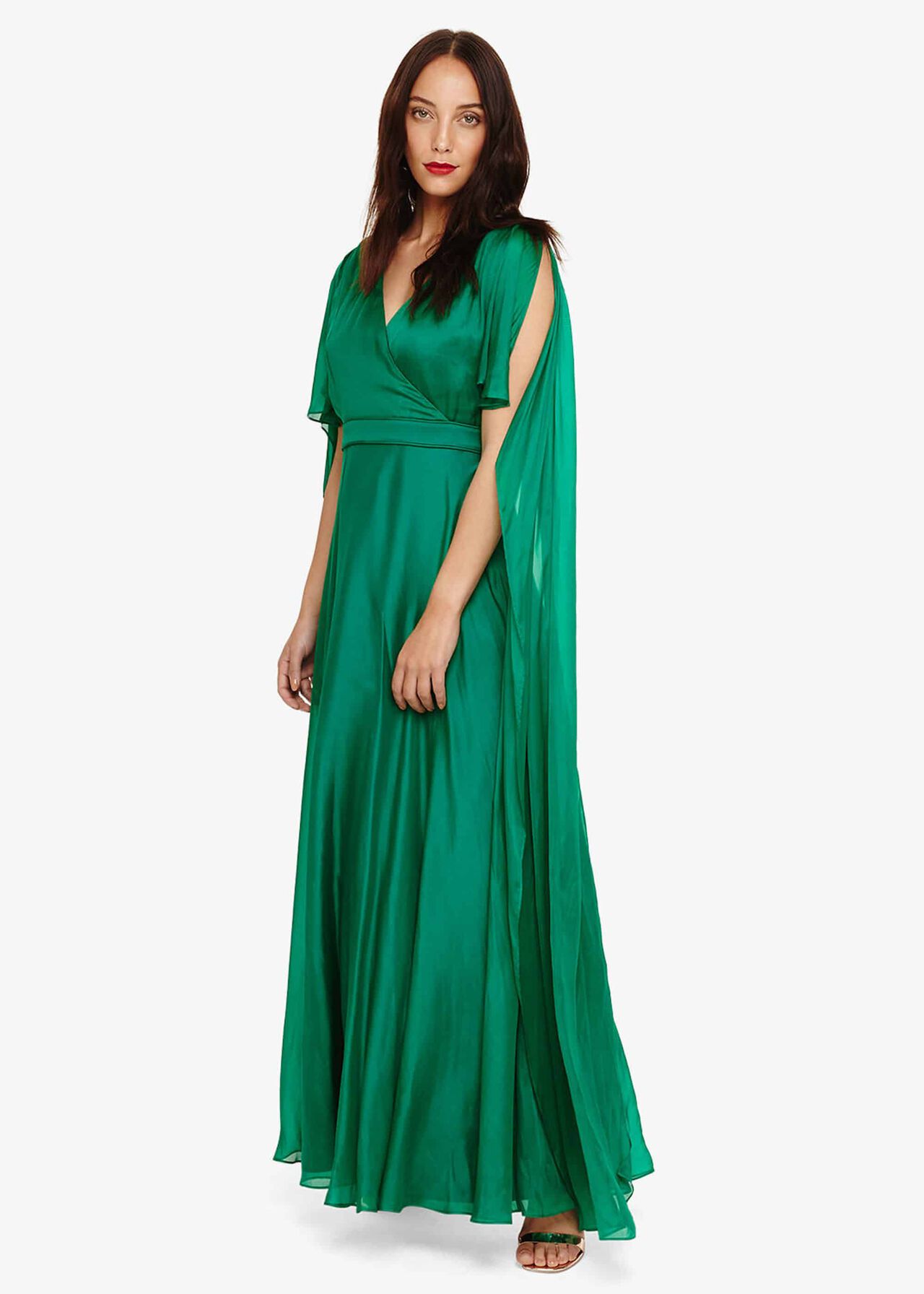 Arwen Silk Drape Dress | Phase Eight