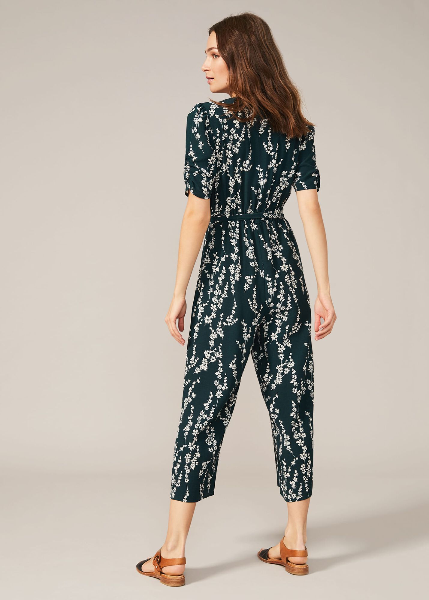 Jean Floral Jumpsuit | Phase Eight