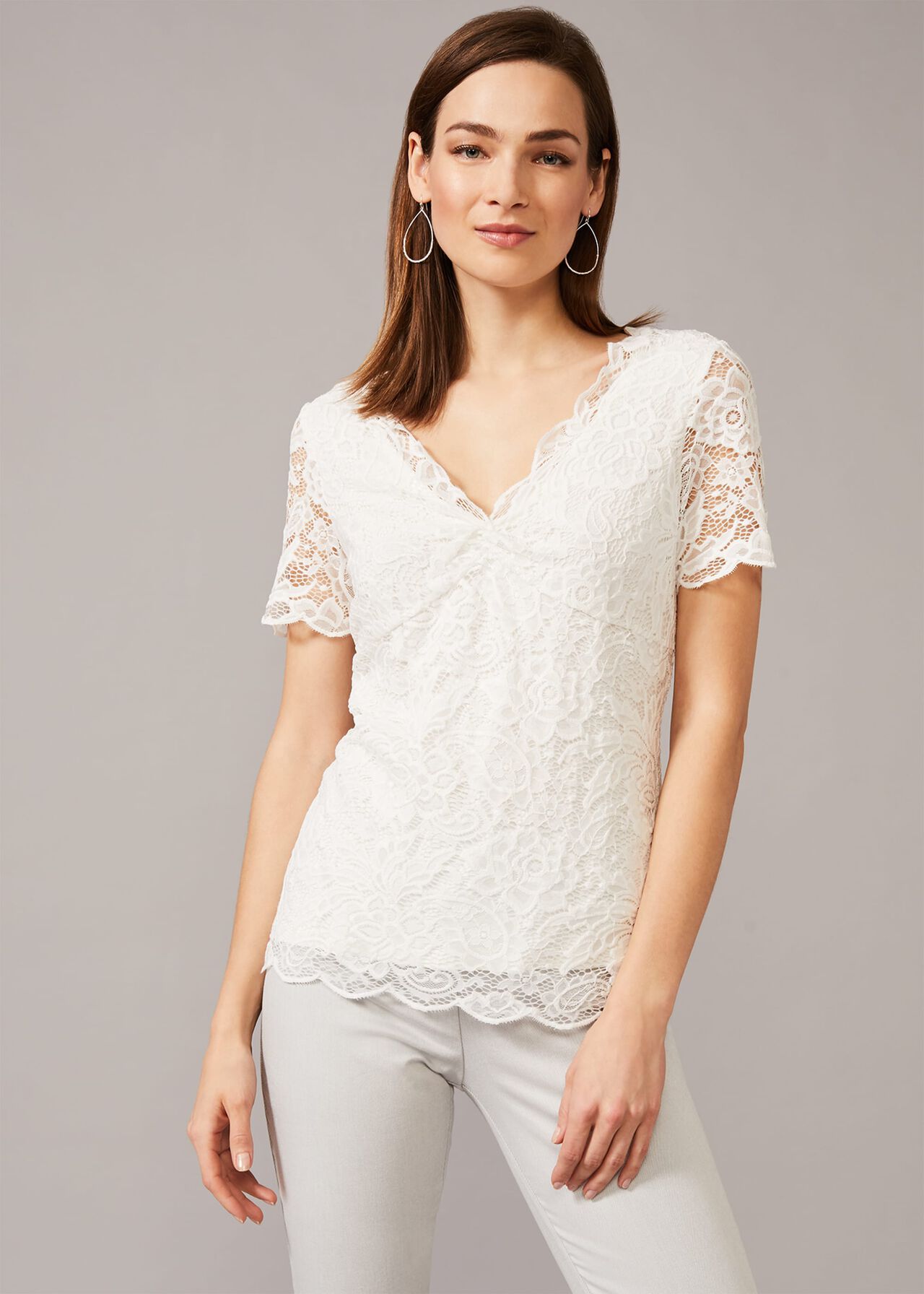 Brynlee Lace Top | Phase Eight