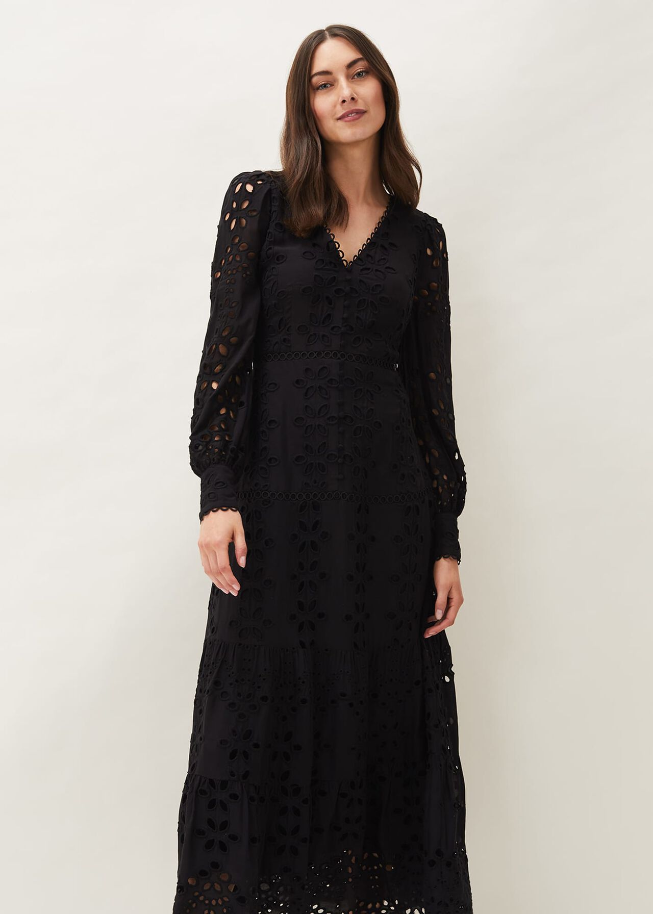 Grace Broderie Anglaise Maxi Dress