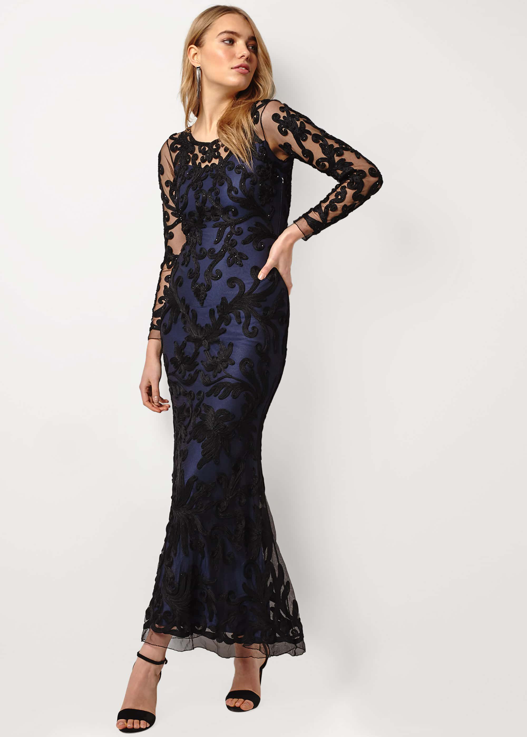 phase eight lace maxi dress