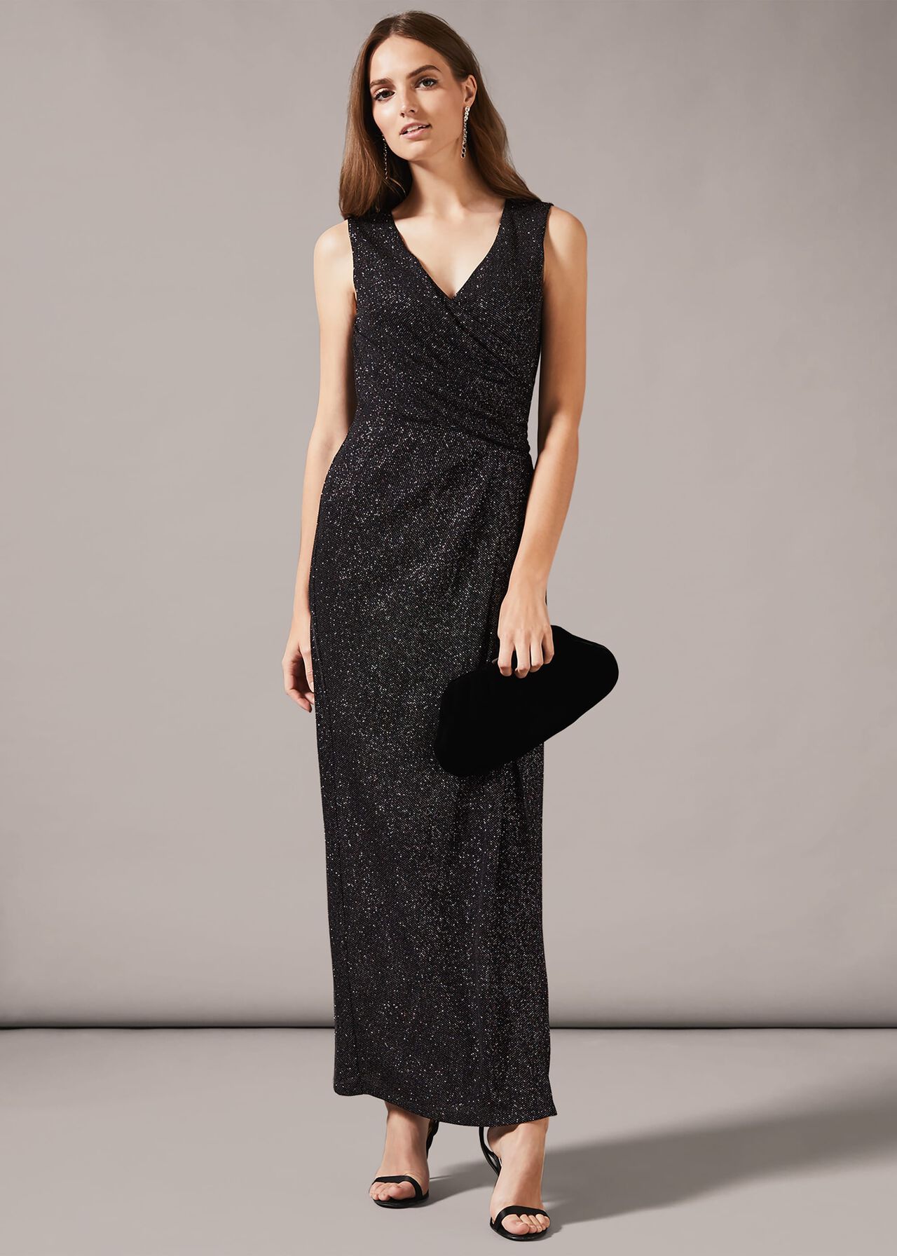 Clementina Sparkle Maxi Dress | Phase Eight