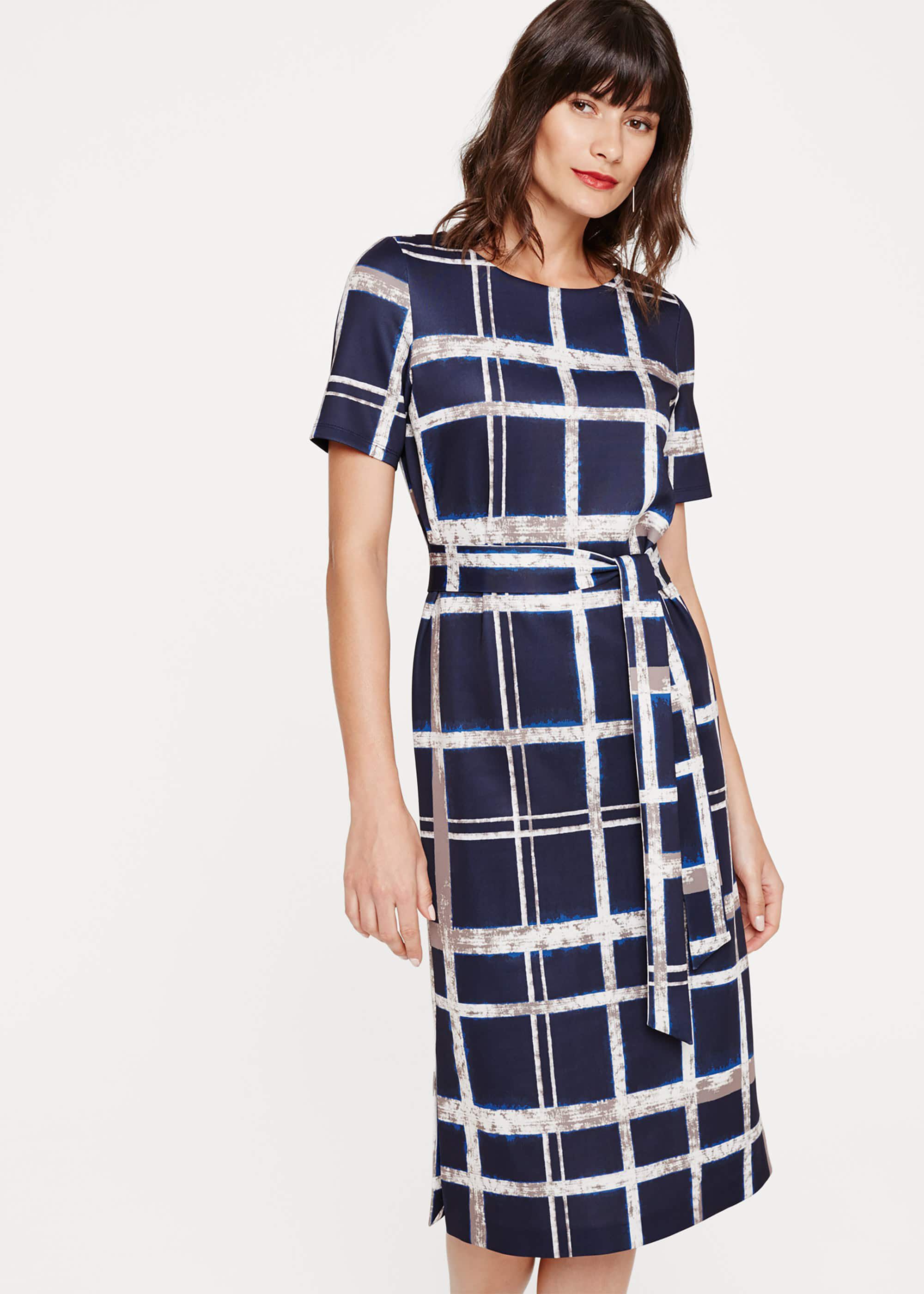 phase eight check dress