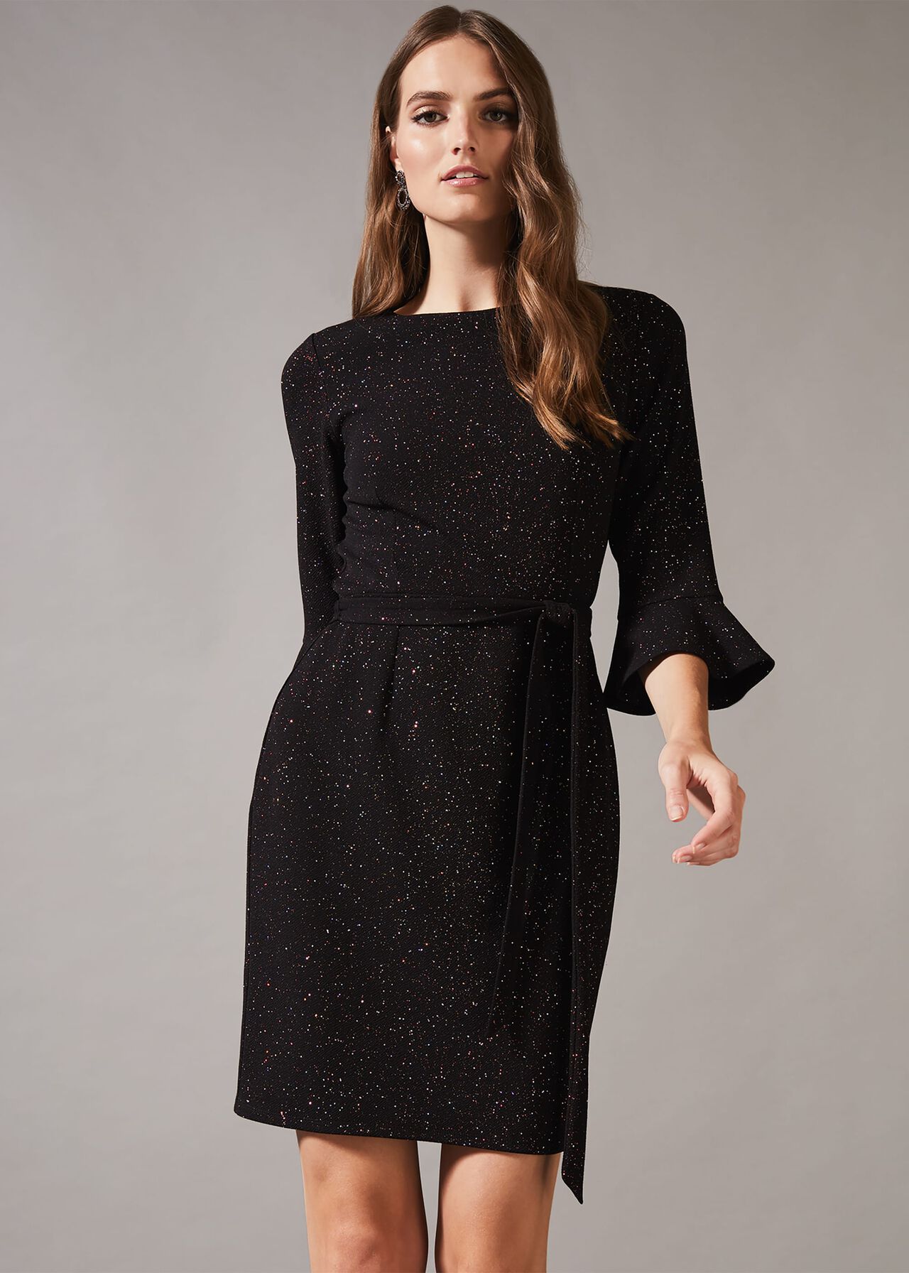 Varya Glitter Speck Tunic Dress | Phase Eight
