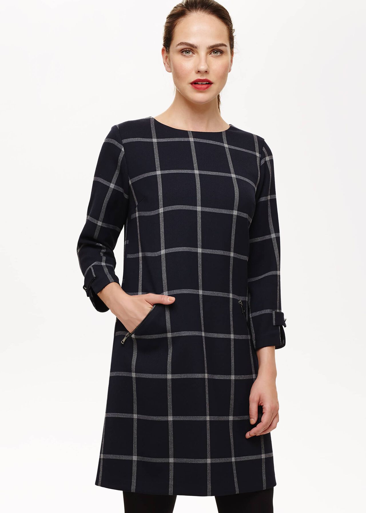 Hermione Check Dress | Phase Eight
