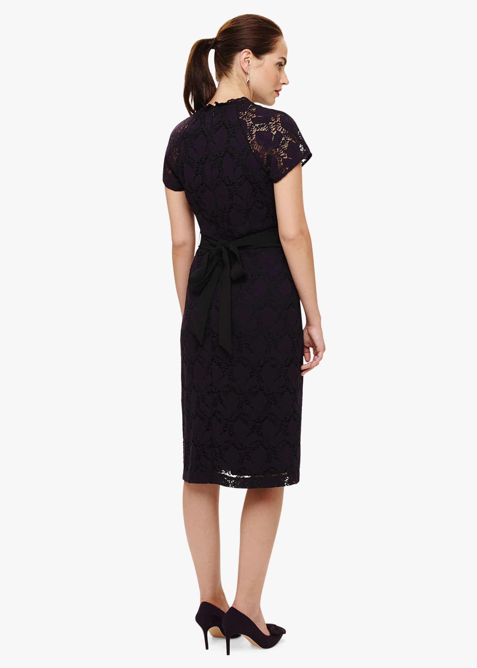 phase eight purple lace dress