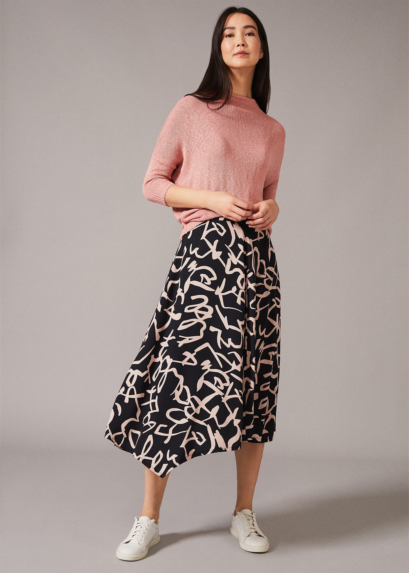 Ayumi Print Skirt | Phase Eight