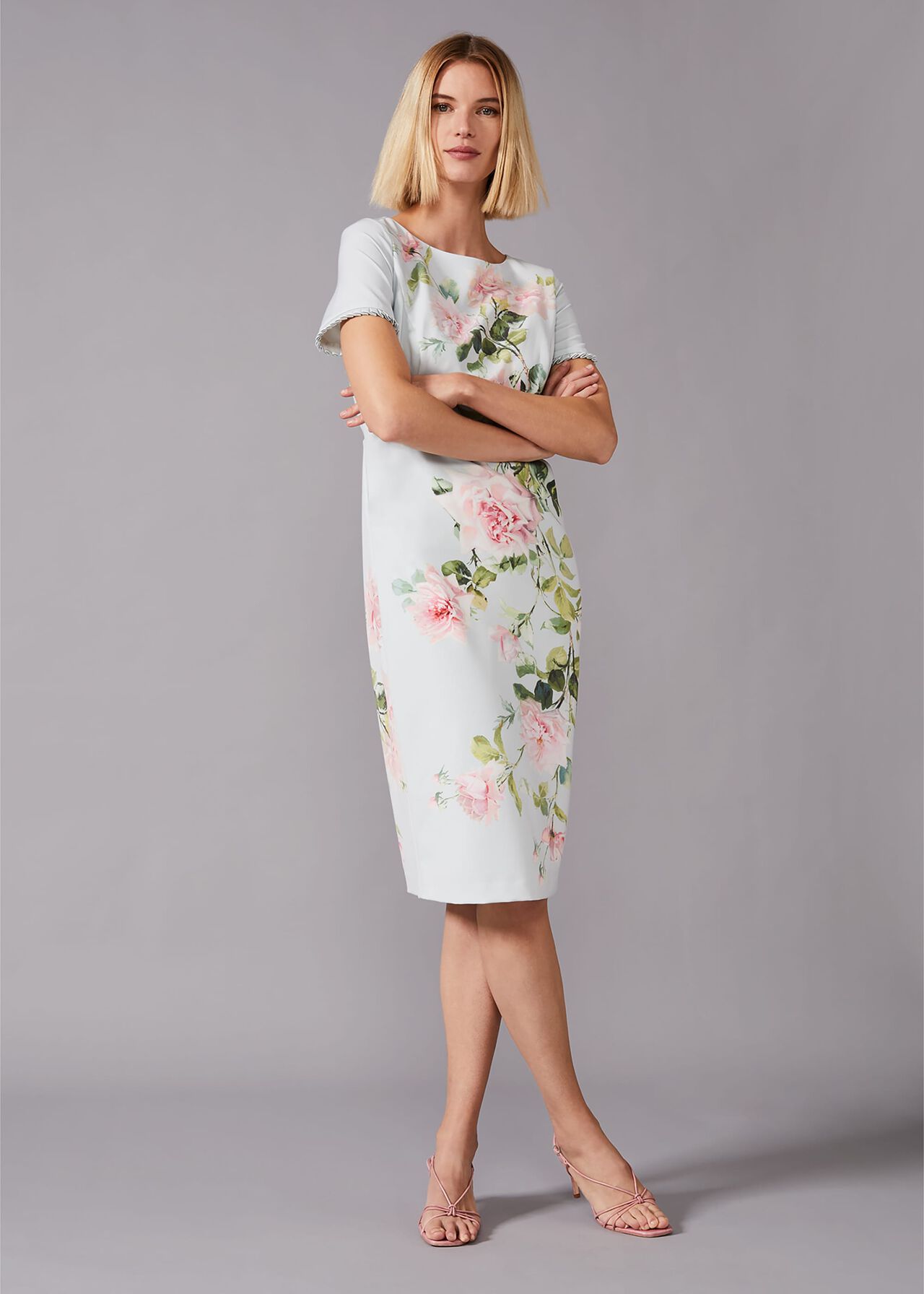 Shanea Fitted Floral Dress | Phase Eight