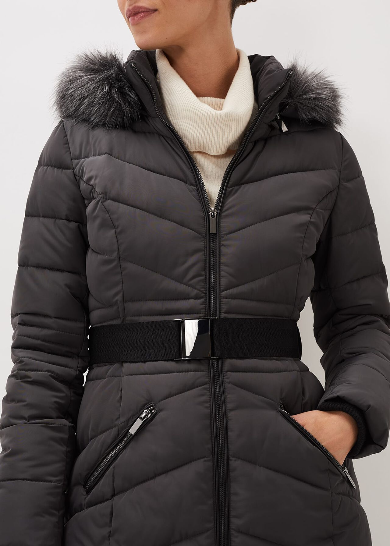 Joanie Short Quilted Puffer Coat